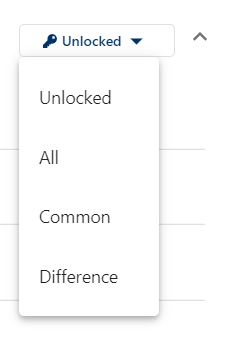 This is the drop-down menu of the Feature Keys page.