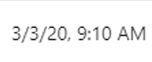 This is a timestamp.