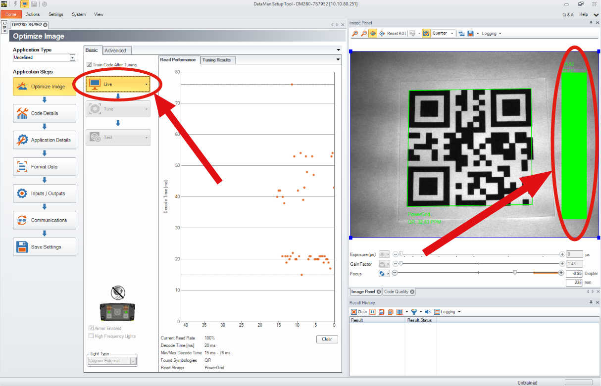 DataMan® 280 Reference Manual - Setting Focus - Documentation | Cognex
