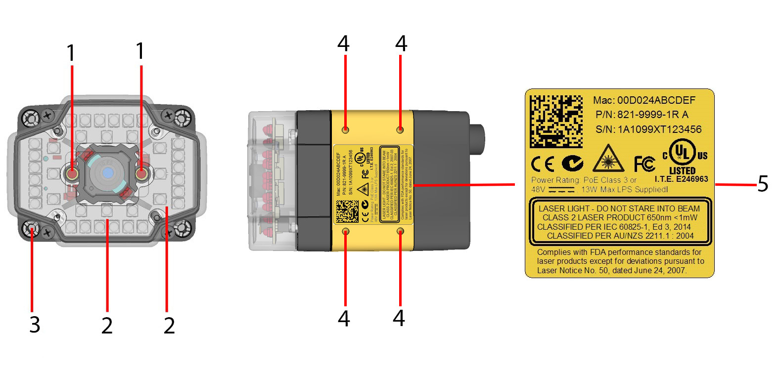 DataMan® 300 Series Reference Manual - Reader Layout