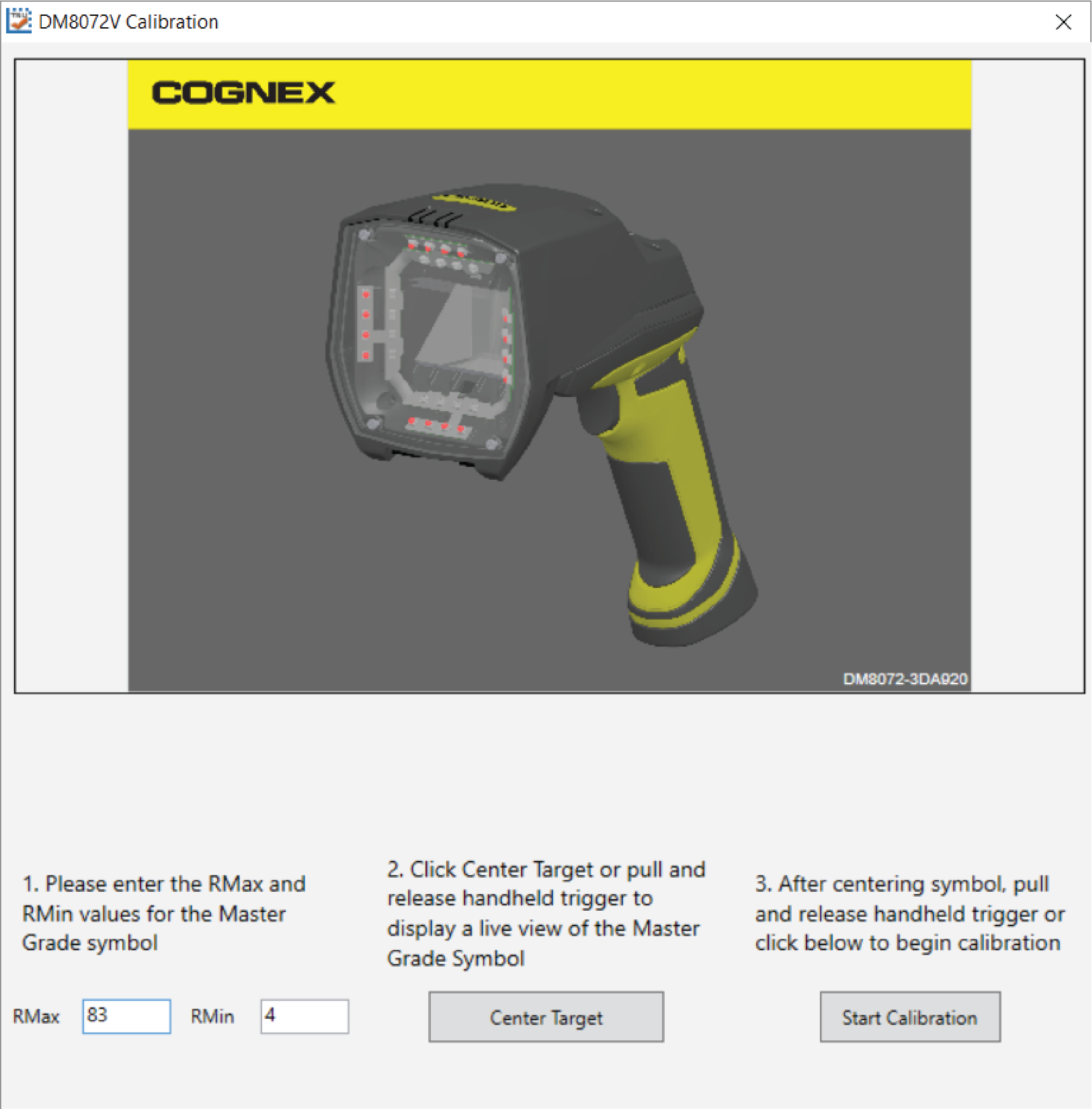 DataMan® 8072 Verifier Reference Manual - Calibration