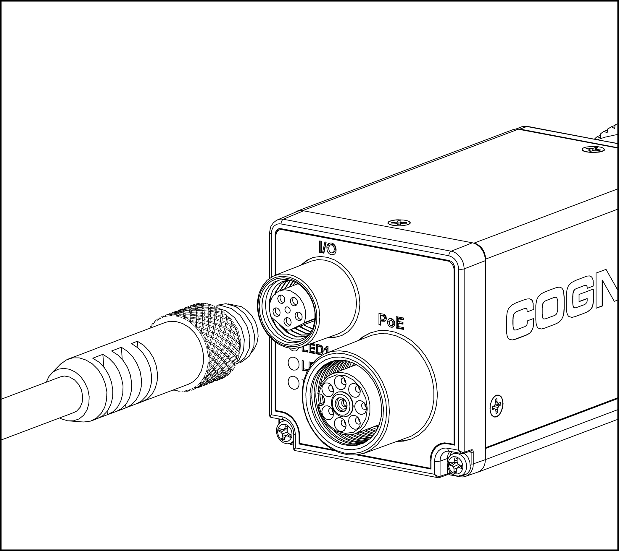 Connect the I/O Module Cable