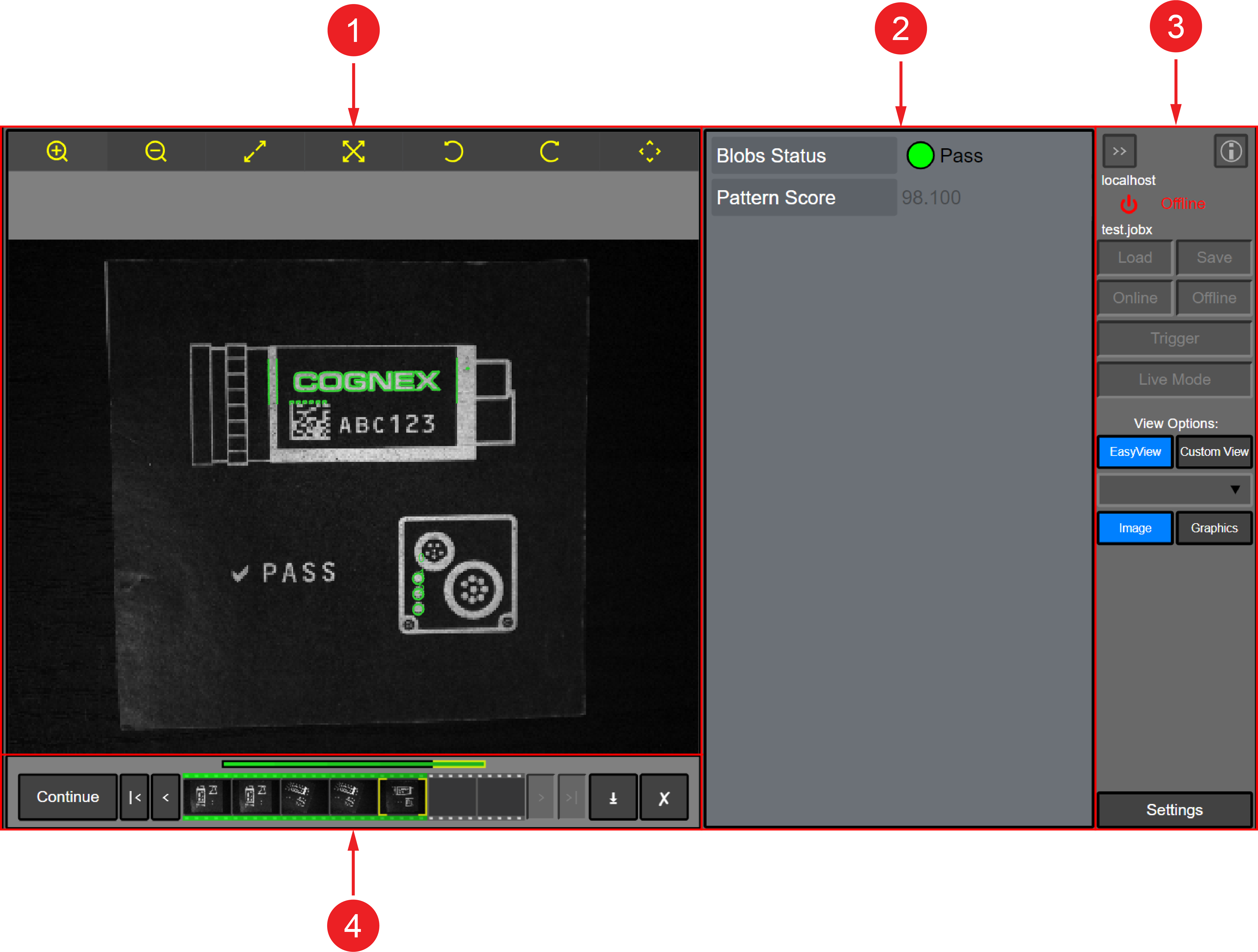 コントームページ In-Sight Spreadsheet - Operator Interface (WebHMI) Overview