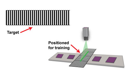 Acquisition Line Scan Theory Distortion Correction Tool target