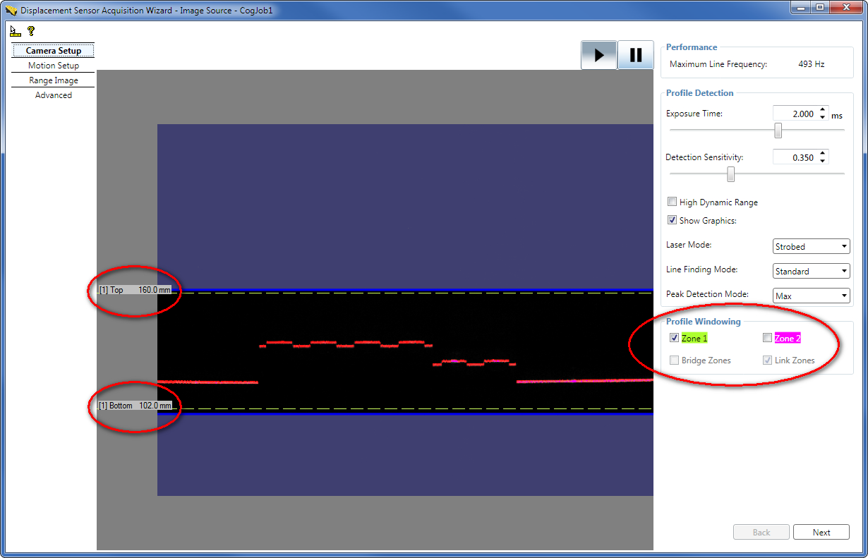 Acquisition Profile Plus Walkthrough Profile