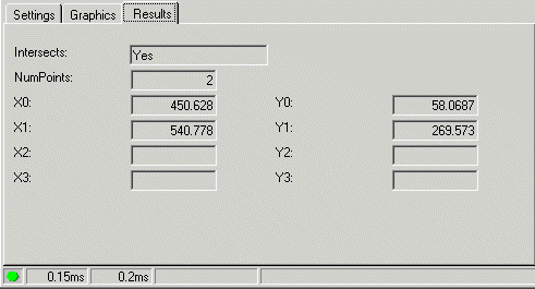 Cognex Dimensioning Intersect Circle Circle Control Intersect Circle Circle Results Tab