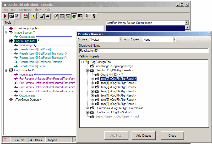 Cognex Tool Group Reference TGECAdd Terminal