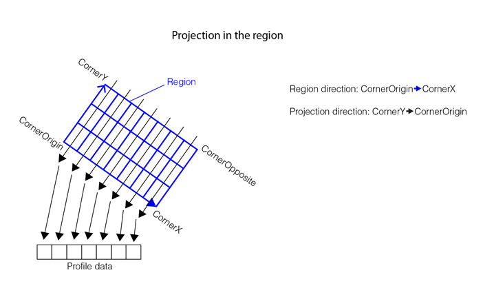 Image Processing Profile Plus Theory 3DCross Section Region Projection