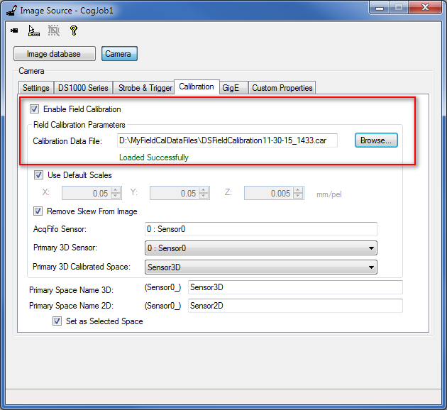 Acquisition Profile Plus Walkthrough DS 1000FCAcq Enable And Select