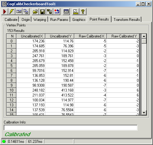 Cognex Calib Fix Cog Calib Checkerboard Calib Checkerboard Point Results Tab