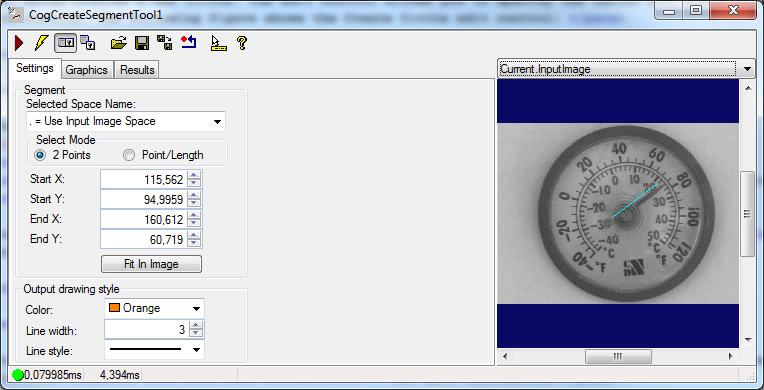 Cognex Dimensioning Create Segment Control Create Segment Whole Control