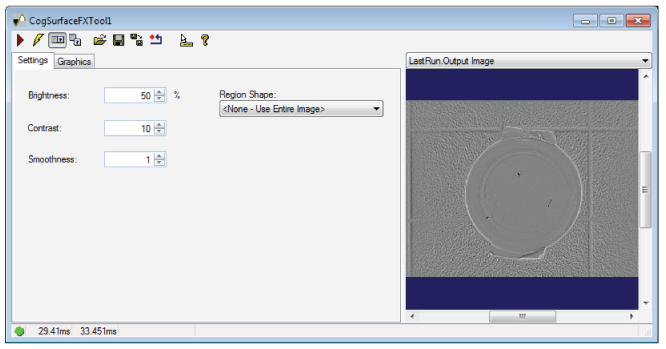 CognexImageProcessing_SurfaceFX_SettingsTab