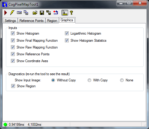 Cognex Pixel Map Pixel Map Graphics Tab