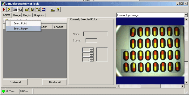 Image Processing Color Walkthrough Color Segmenter Add New Region