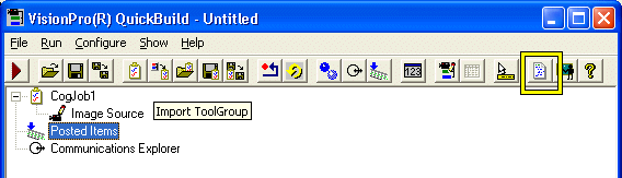 Quick Build Quick Build Walkthrough TCPIP Sample Code Button