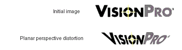 Example of Planar Perspective Distortion