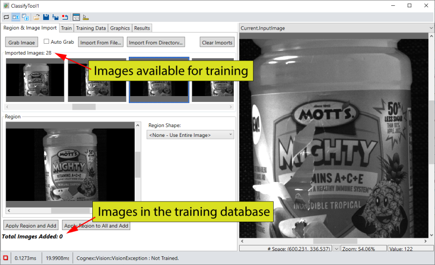 ViDi_Classify_Theory_Introduction_StartTraining