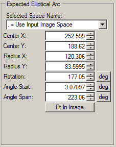 Cognex Caliper Cog Find Ellipse Elliptical Arc Settings