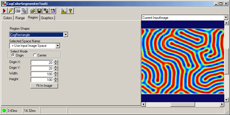 Cognex Color Segmenter Color Segmenter Color Segmenter Region