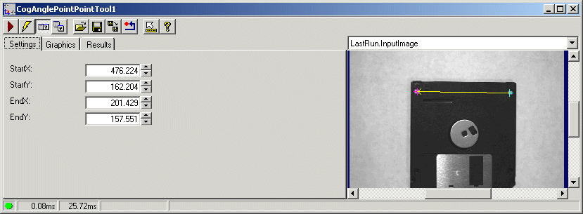 Cognex Dimensioning Angle Point Point Control Angle Point Point Whole Control