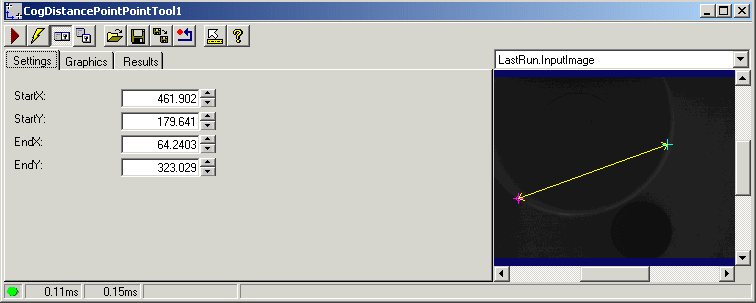 Cognex Dimensioning Distance Point Point Control Distance Point Point Whole Control