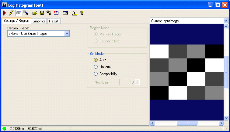 Cognex Image Processing Histogram Control histo wholecontrol