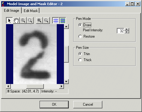 CognexOC Font Editor OCVImage Mask Editor