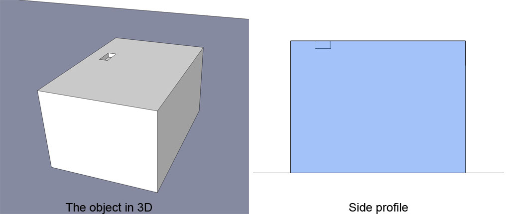 Image Processing Profile Plus Theory Height Calculator Figure 1c and Side