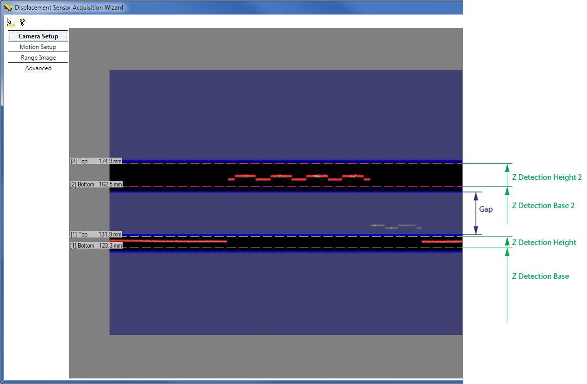 Acquisition Profile Plus Walkthrough ZDetection Base Height 2