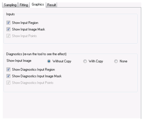 Cognex Image Processing Cog 3DRange Image Plane Estimator Plane Estimator Graphics Tab