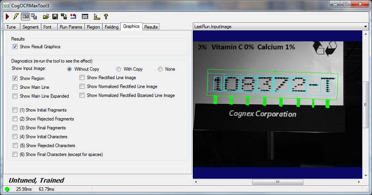 CognexOCRMax OCRMax Graphics