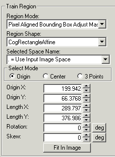 Cognex Pat Inspect Reference Pat Inspect Train Region Area