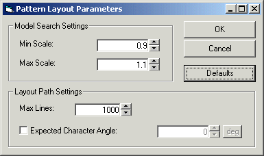 Identification OCV Walkthrough Train Character String OCVAdvanced Layout Params