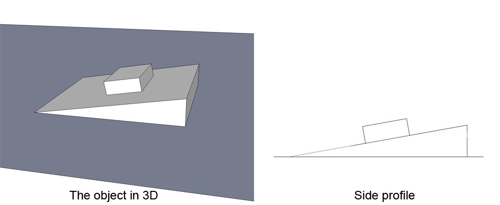 Image Processing Profile Plus Theory Height Calculator Figure 1b and Side