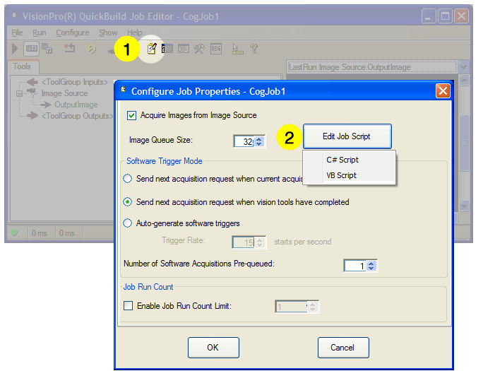 Quick Build Scripting Walkthrough Overview jobscriptingbutton