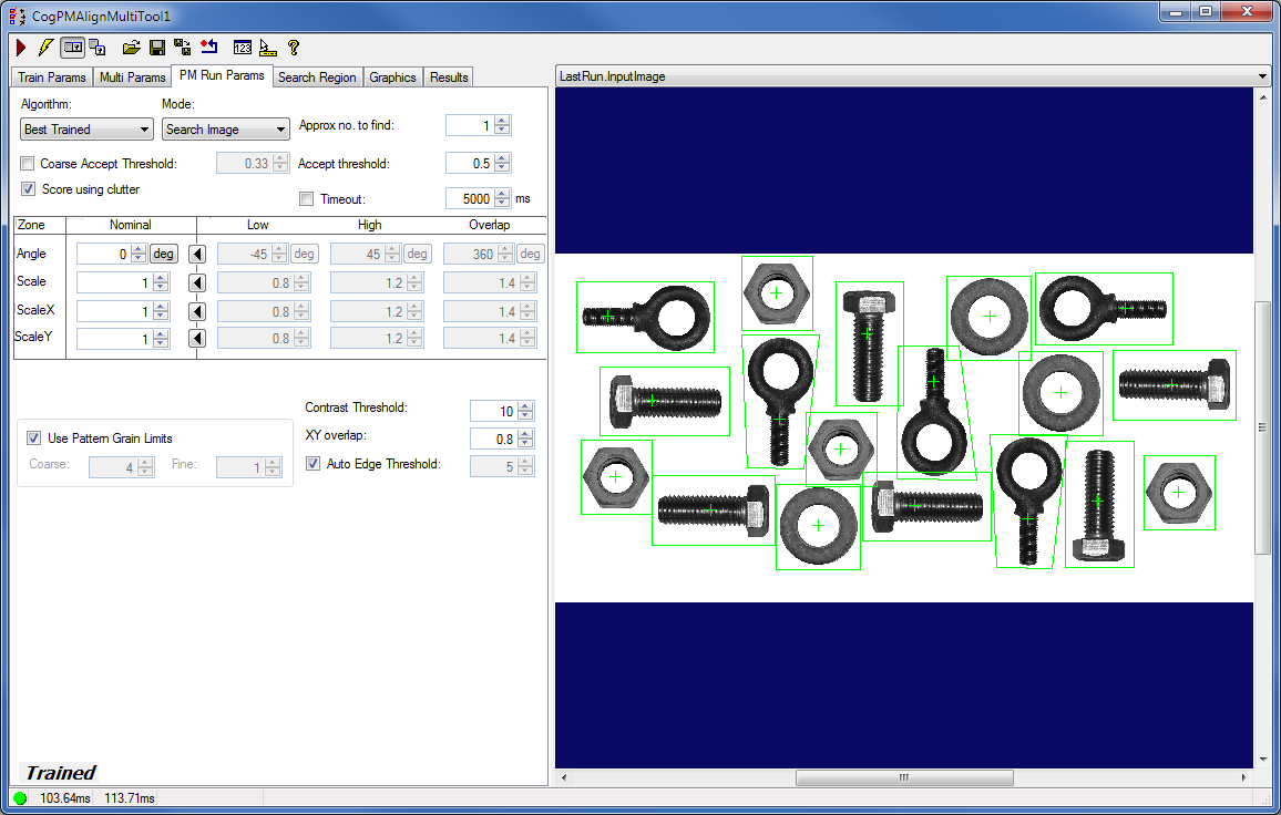 Search PMAlign Reference Multi Model ControlPMRun Params