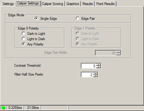 Cognex Caliper Cog Find Ellipse Find Ellipse Caliper Settings