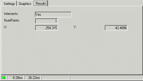 Cognex Dimensioning Intersect Segment Line Control Intersect Segment Line Results Tab