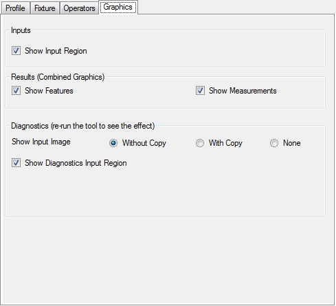 Cognex Image Processing Cog 3DRange Image Cross Section Cross Section Graphics Tab