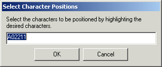 Identification OCV Walkthrough Train Character String OCVSelected Char Positions