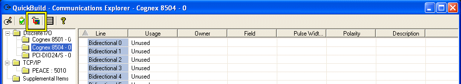 Quick Build Quick Build Walkthrough DiscreteIO Active Live Polarity Button