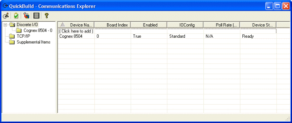 Quick Build Quick Build Walkthrough TCPIP Default Open