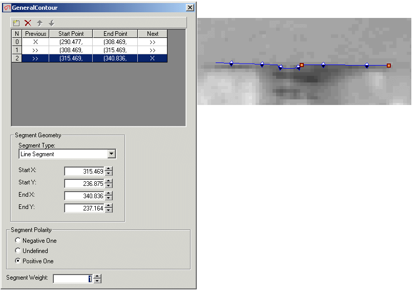 Search PMAlign Walkthrough Contour Shapes Contour Shape Properties