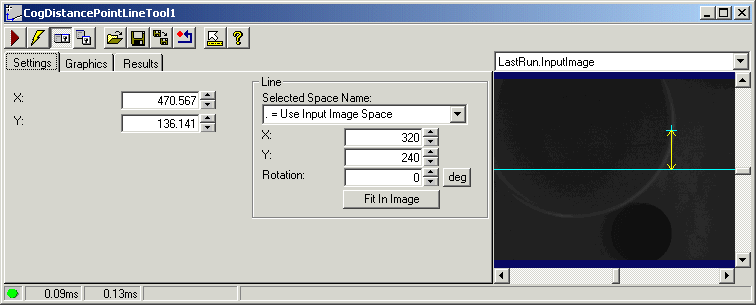 Cognex Dimensioning Distance Point Line Control Distance Point Line Whole Control
