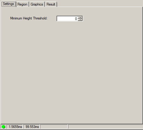 Cognex Image Processing Cog 3DRange Image Volume Calculator Volume Calculator Settings Tab