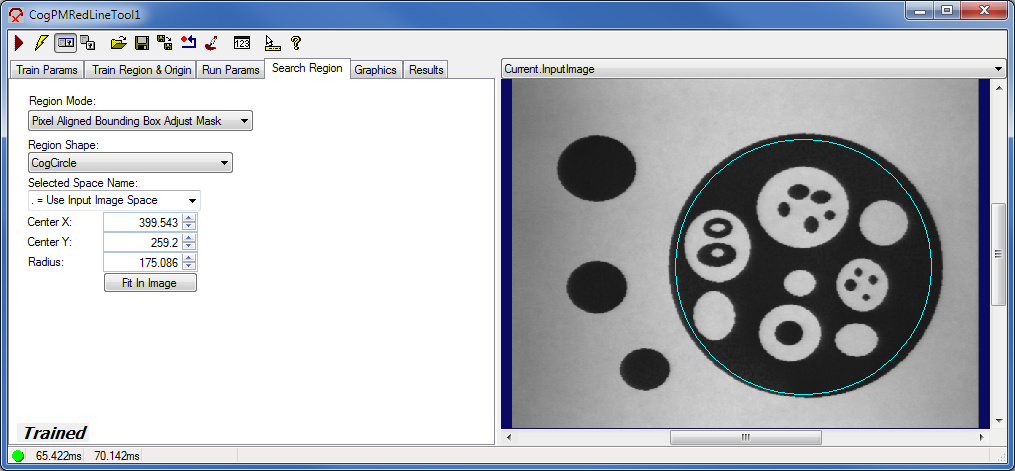 Cognex Patmax Red Line Reference Patmax Red Line Control Search Region
