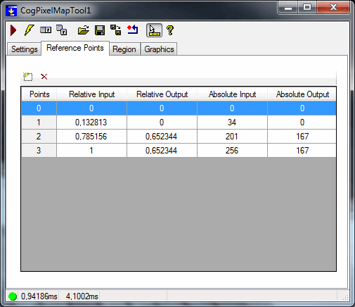 Cognex Pixel Map Pixel Map Reference Points Tab