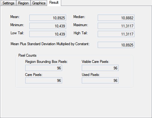 Image Processing Profile Plus Edit Control Height Calculator Result Tab