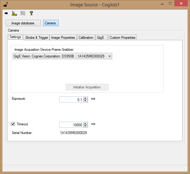 Acquisition Profile Plus Walkthrough DS 900 Acquisition imagesource 01-settings