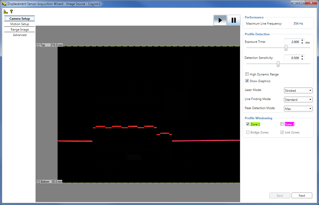 Acquisition Profile Plus Walkthrough DSAcq Wiz Camera Setup